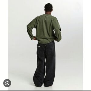 Cold Culture Worldwide v-1 Wide Leg Embroidered Carpenter Pant Unisex